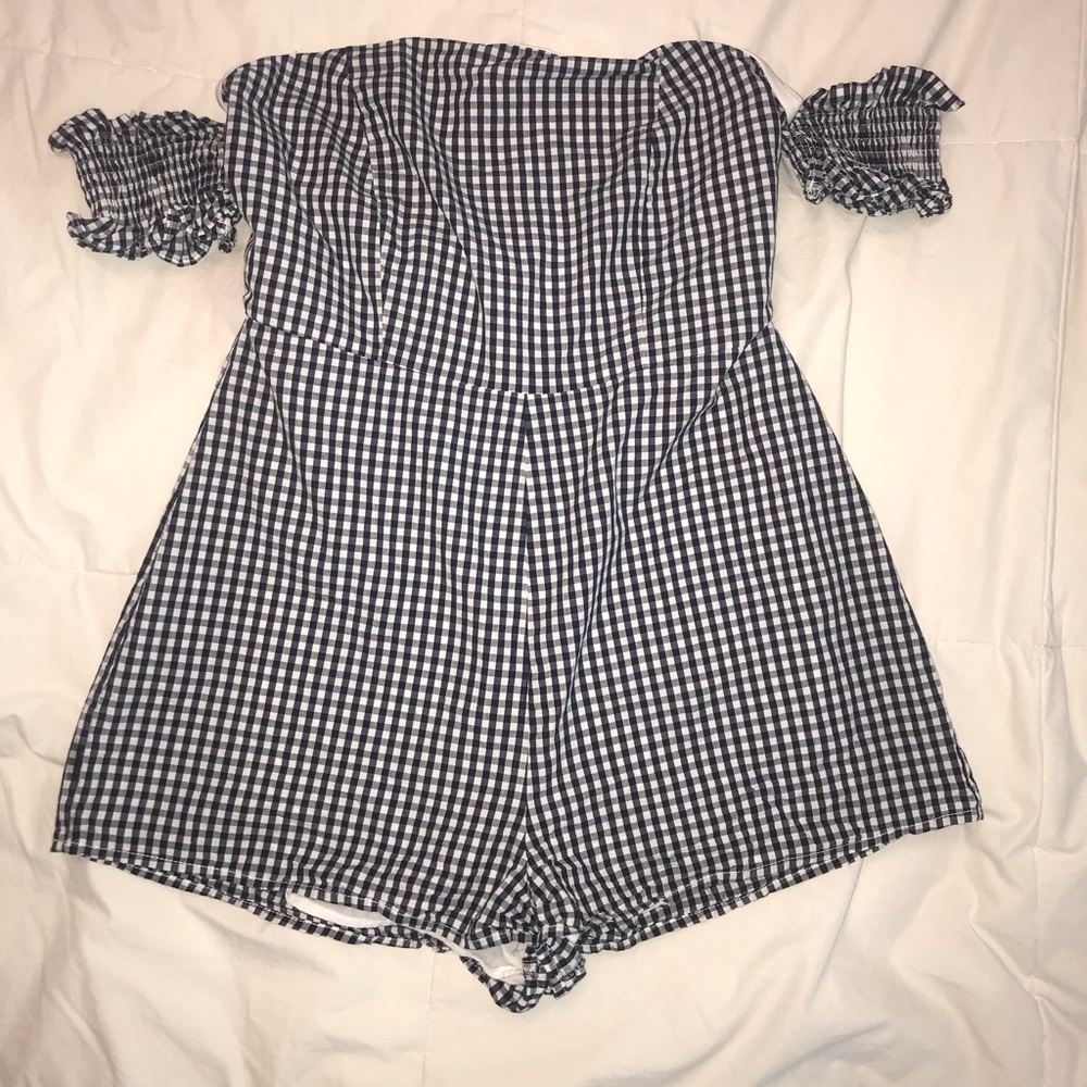 Gingham romper